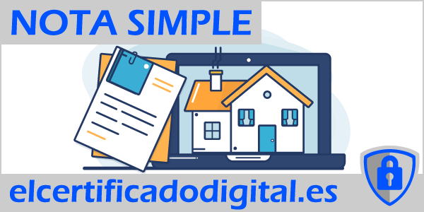 nota simple registro propiedad certificado digital