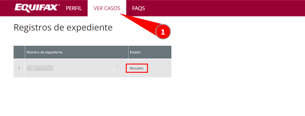 Registro de expedientes de Consultas a ASNEF con DNI